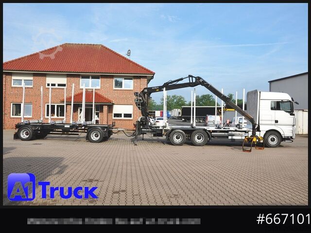 Special purpose truck MAN TGX 26.480, Holz Kesla 2109, 6x4,