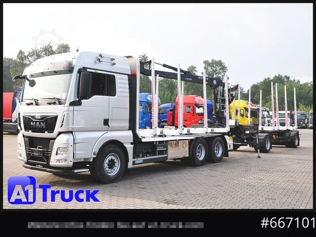 Special purpose truck MAN TGX 26.480, Holz Kesla 2109, 6x4,