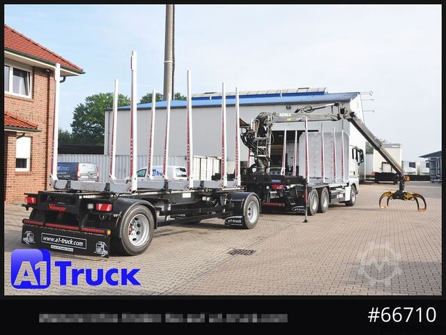 Truck mounted crane MAN TGX 26.480, Holz Kesla 2109, 6x4,