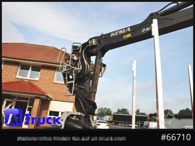 Truck mounted crane MAN TGX 26.480, Holz Kesla 2109, 6x4,