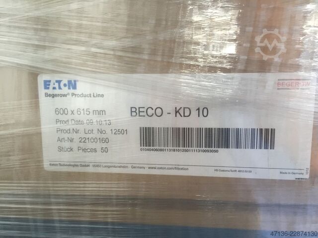 Restposten Filterschichten Begerow Eaton Beco