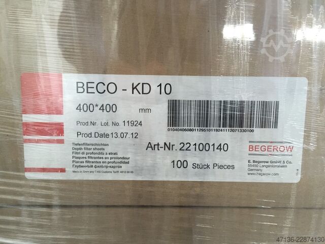 Restposten Filterschichten Begerow Eaton Beco