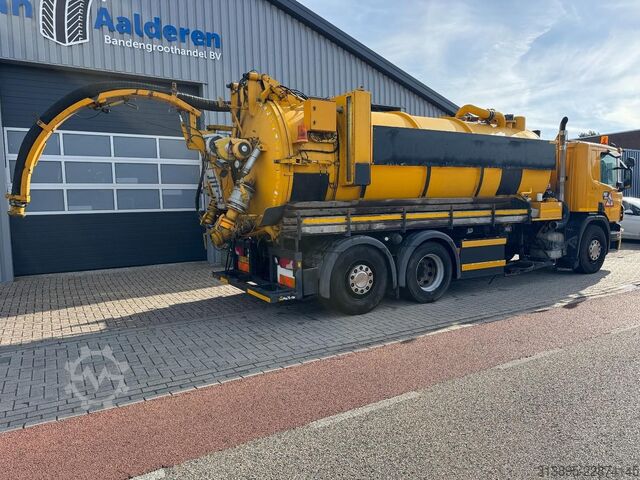 Saugfahrzeug Scania P360 6x2 Saug- / Druck, Vacuum, 15.000 Ltr + 1...