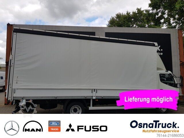 Transporter mit Pritsche & Plane MITSUBISHI 7C18 Pritsche/Plane/LBW Klima,Schiebeplane