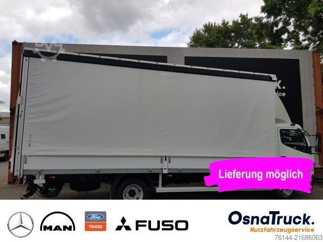 Transporter mit Pritsche & Plane FUSO 7C18 Pritsche/Plane/LBW Klima,Schiebeplane re+li