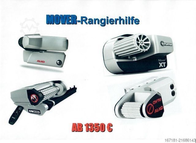 Wohnwagen HOBBY Excellent Easy 495 UL mit Mover und Vorzelt