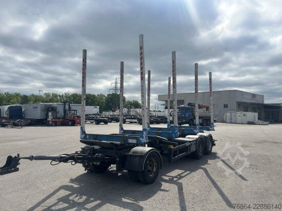 Holztransport Anhänger SCHWARZMüLLER N-SERIE  3-ACHS HOLZANHäNGER 4 RUNGENPAARE