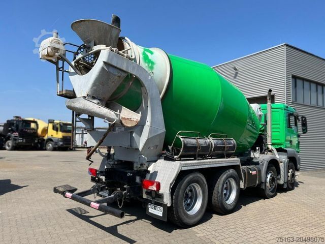 Concrete mixer truck MAN TG-S 32.400 8x4 BB Betonmischer Stetter 9m³ deut