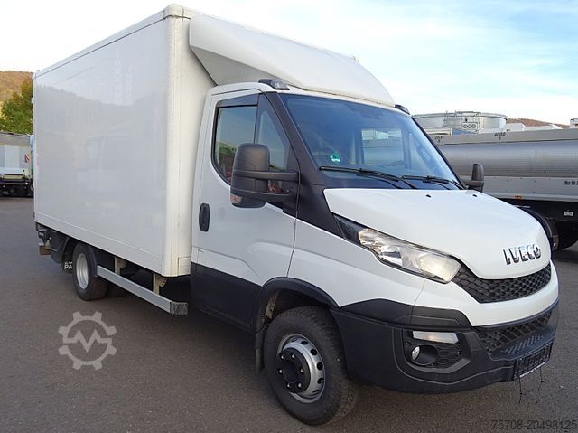Transporter mit Koffer IVECO 72 C 17 Daily*4,2m Schiebeplane li Koffer re*LBW