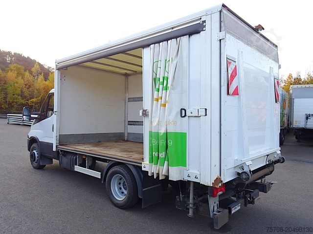 Transporter mit Pritsche & Plane IVECO 72 C 17 Daily*4,2m Schiebeplane li Koffer re*LBW