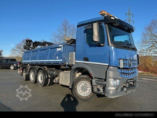 Truck mounted crane MERCEDES-BENZ Arocs 3251 L 8x4 Kipper+Penz 12L8 40R+Lift+Lenk