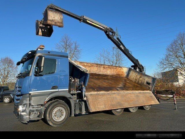 Truck mounted crane MERCEDES-BENZ Arocs 3251 L 8x4 Kipper+Penz 12L8 40R+Lift+Lenk