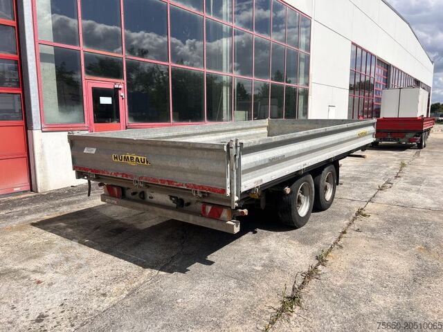 Three-way tipper trailer Humbaur htk105024 Tandemkipper- Tieflader