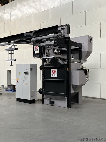 Overhead rail shot blasting machine SINTO AGTOS GMBH HT 11-13-3.6-02-11,0