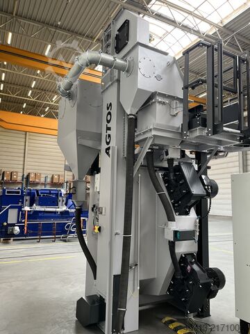 Overhead rail shot blasting machine SINTO AGTOS GMBH HT 11-13-3.6-02-11,0