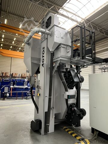 Overhead rail shot blasting machine SINTO AGTOS GMBH HT 11-13-3.6-02-11,0