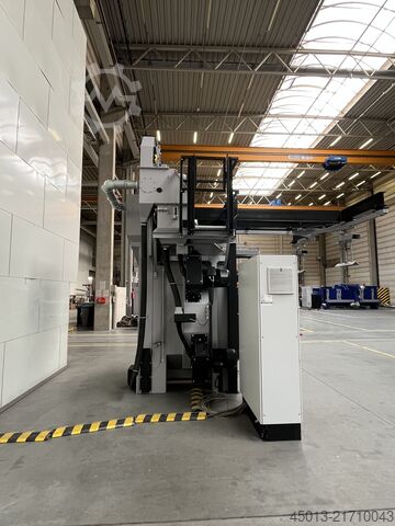 Overhead rail shot blasting machine SINTO AGTOS GMBH HT 11-13-3.6-02-11,0