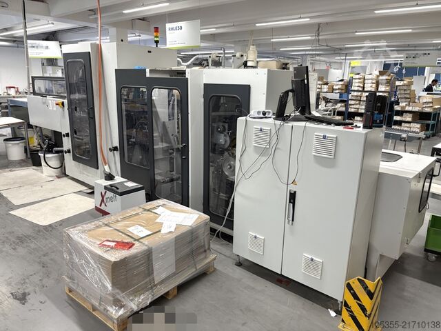 Casing-in line for short-run hard cover DGR RHLE 30 Book Line
