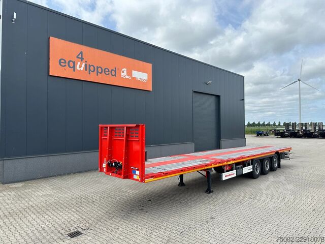 Platform trailer Kässbohrer LOWBED new and unused Heavy-Duty flatbed / 690c...