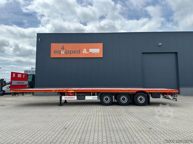 Platform trailer Kässbohrer LOWBED new and unused Heavy-Duty flatbed / 690c...