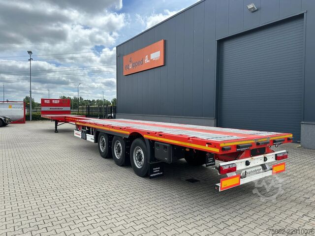 Platform trailer Kässbohrer LOWBED new and unused Heavy-Duty flatbed / 690c...
