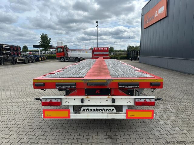 Platform trailer Kässbohrer LOWBED new and unused Heavy-Duty flatbed / 690c...