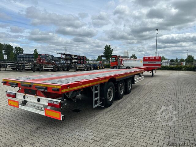 Platform trailer Kässbohrer LOWBED new and unused Heavy-Duty flatbed / 690c...