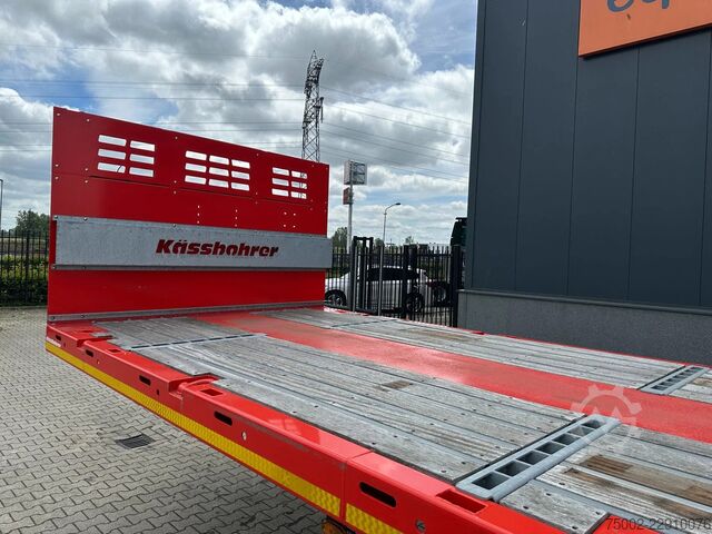 Platform trailer Kässbohrer LOWBED new and unused Heavy-Duty flatbed / 690c...