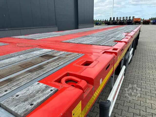 Platform trailer Kässbohrer LOWBED new and unused Heavy-Duty flatbed / 690c...