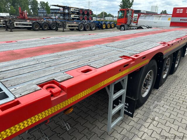 Platform trailer Kässbohrer LOWBED new and unused Heavy-Duty flatbed / 690c...