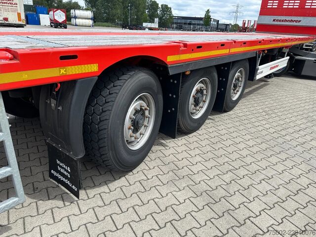 Platform trailer Kässbohrer LOWBED new and unused Heavy-Duty flatbed / 690c...