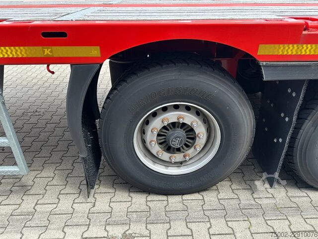Platform trailer Kässbohrer LOWBED new and unused Heavy-Duty flatbed / 690c...