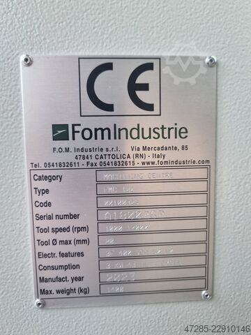 CNC center for aluminum window profiles Fom Industrie FMC 120