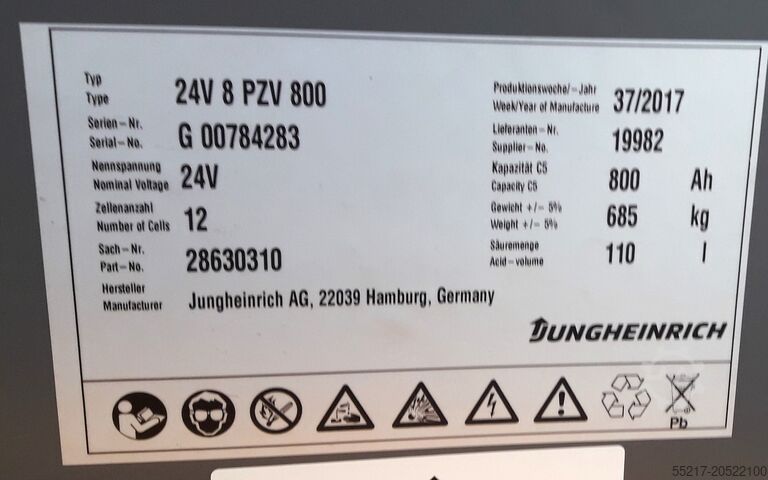 3-Rad-Gabelstapler Jungheinrich EFG 115