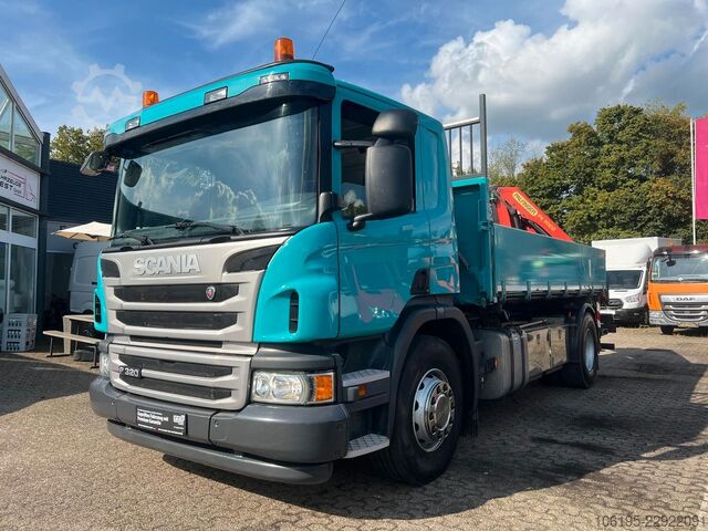 Autokran SCANIA P320 Kipper Funk-Kran PK11002*36Tkm*Euro6*AHK*