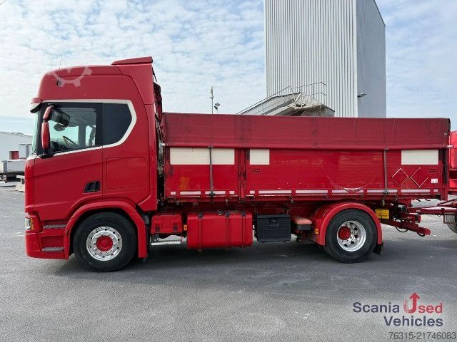 Tipper truck Scania R540 NB - KEMPF 2-Seitenkipper Getreide / Baustoff