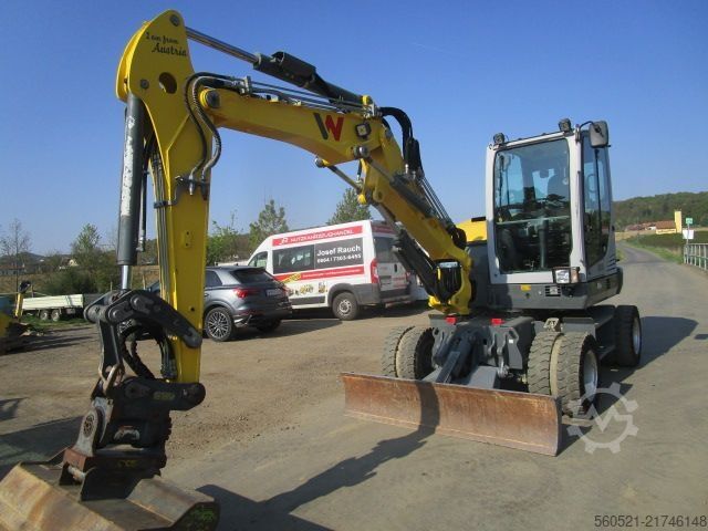 Mobile excavator Neuson EW 65 - Martin-POWERTILT + Schnellw.+ 4 Löffel