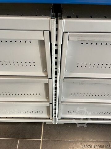 Werkbank Werkbanktisch Fachbodenregal SSI Schäfer PR600 /2.900 x 800 x 940 mm/ inkl. Fachbodenregal SSI Schäfer R 3000