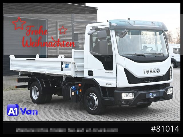 Tipper van IVECO Eurocargo 80E21 Kipper, Meiller, Klima, 2x AHK
