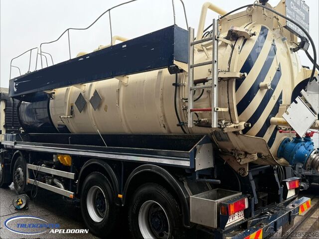 Vacuum truck Volvo FM 12-340 8x4 Steel spring, RVS 316, 198000 km,...
