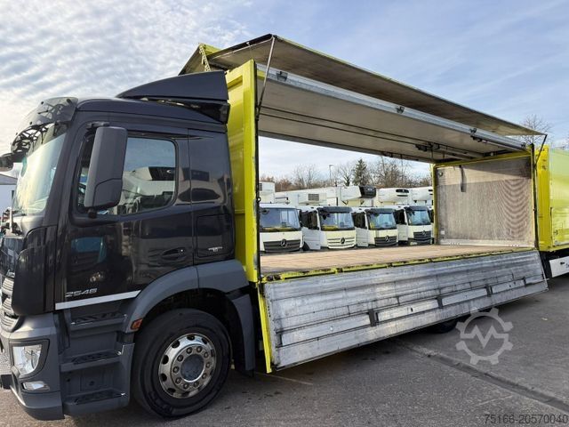 Beverage truck MERCEDES-BENZ ANTOS 2546 L Getränkekoffer 7,70 m LBW 2 T*LENK