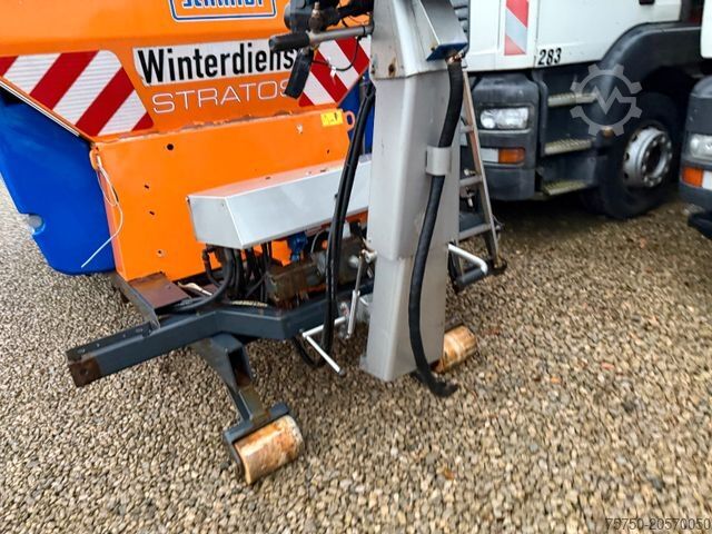 Abrollkipper SCHMIDT Edelstahl Salzstreuer S80-42 8 cbm Winterdienst