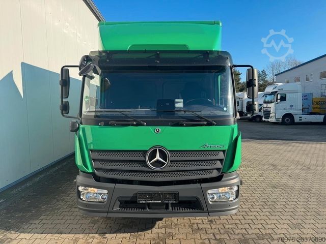 Box truck MERCEDES-BENZ Atego 1524 L 7.2 m Koffer LBW2t SeitentĂźr Kamera