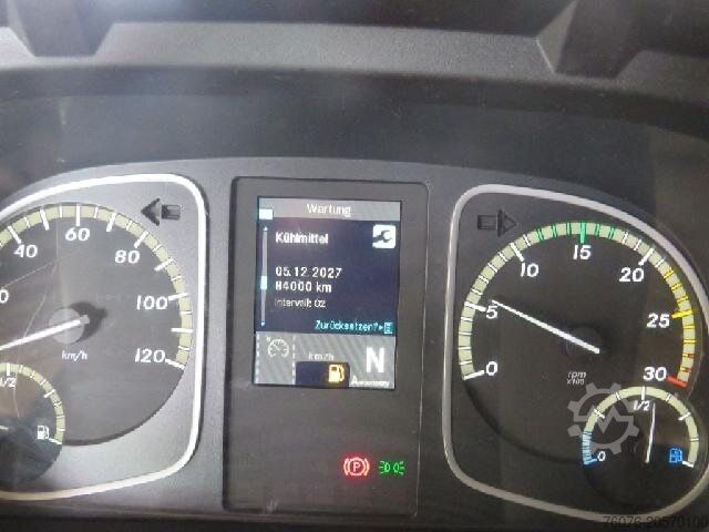 Box truck MERCEDES-BENZ Atego 1524 L 7.2 m Koffer LBW2t SeitentĂźr Kamera