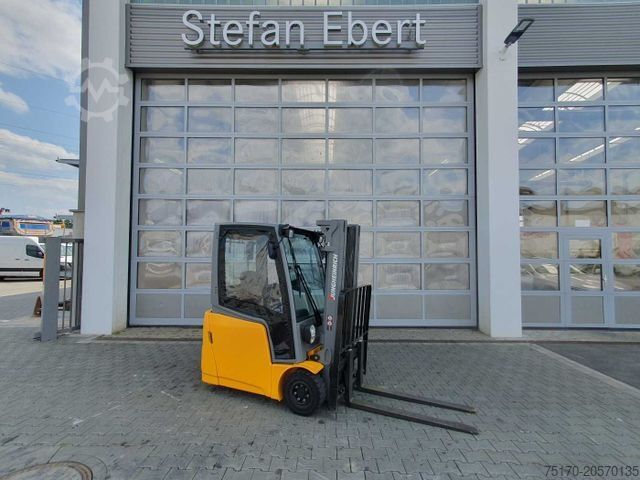Front loader forklift JUNGHEINRICH EFG 215 / Triplex 4.25m / SS / nur 1.680h / 2021