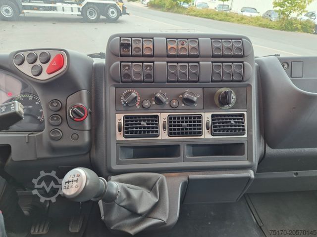 Flatbed truck IVECO Eurocargo ML100E22WM-BW 4x4 Pritsche L-Haus Bett