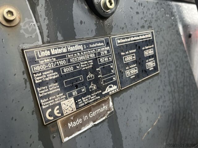 Diesel Forklift Linde H80D-02/1100