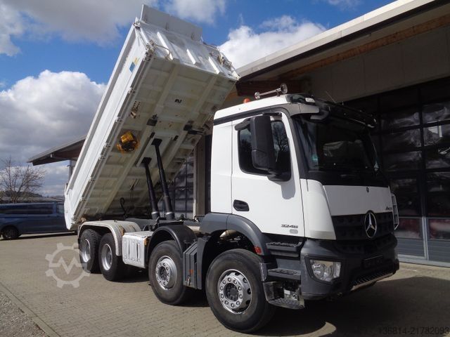 Three-sided tipper truck MERCEDES-BENZ Arocs 3246 /Blattfederung/Bordmatik/Meiller