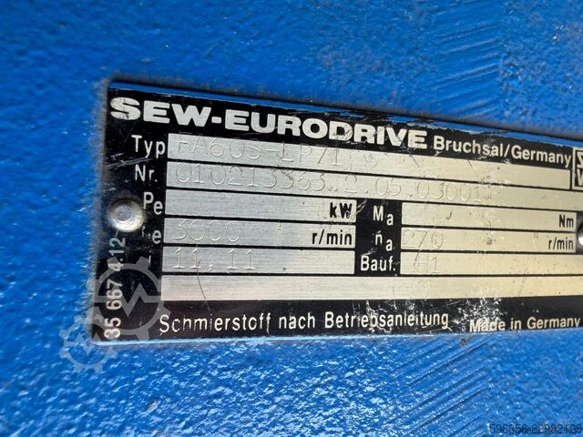 Transmission SEW-Eurodrive FA60S-LP/71 przekładnia ką SEW-Eurodrive FA60S-LP/71 przekładnia ką