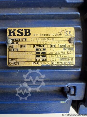 Water pump KSB ETABLOC GN 40-160/402 – 4,6 kW KSB ETABLOC GN 40-160/402 – 4,6 kW